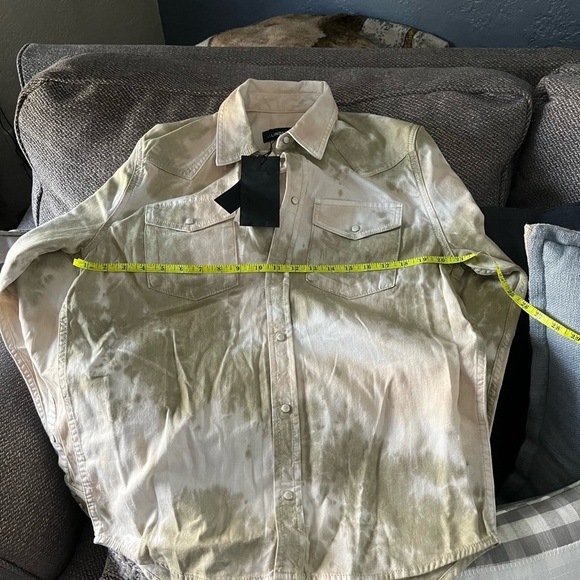 J.Lindeberg Women’s Green and Tan Shirt Jacket​ - Picture 5 of 6